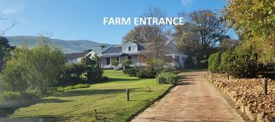 Farm For Sale in Stellenbosch, Stellenbosch